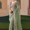 Marvelous Silk Designer Saree for Engagement, Sangeet, and Parties
