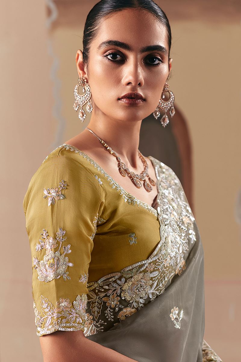 Charming Premium Fancy Silk Designer Saree for Engagement, Sangeet, and Parties