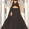 Smashing Georgette Designer Indo-Western Lehenga Choli for Sangeet and Parties