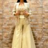 Mesmerizing Silk Designer Palazzo Suit for Engagement, Sangeet, and Parties